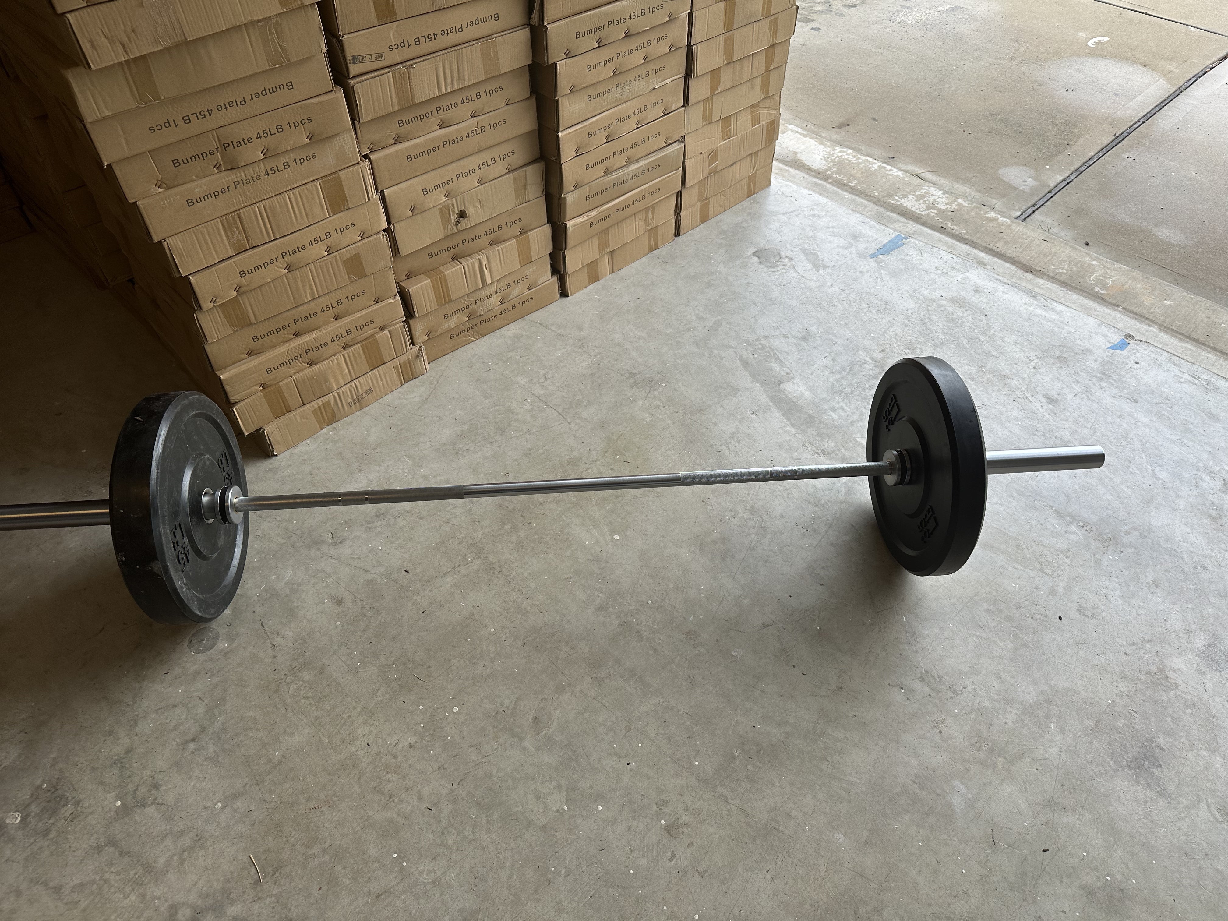 45lbs Olympic Barbell, EFATX | Eminent Fitness ATX